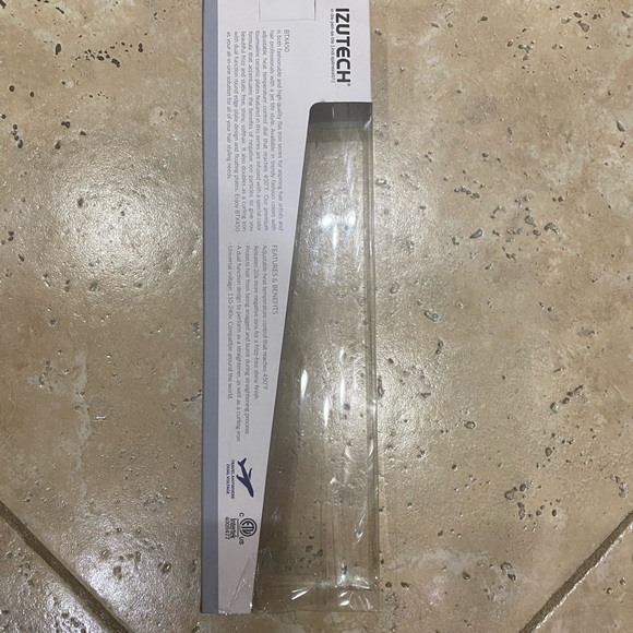 Izutech Two Tone 1.00 inch Flat Iron-silky straight and bouncy curls up to 450°F - Picture 6 of 12